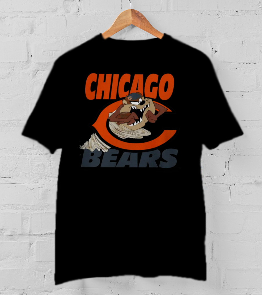 Chicago Bears Tazmanian Taz Devil Crossover T-Shirt