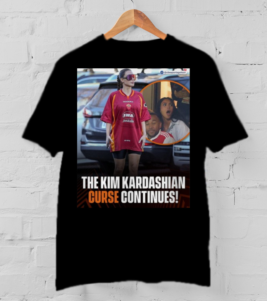 The Kim Kardashian Curse Continues Sports Reaction Scene T-Shirt