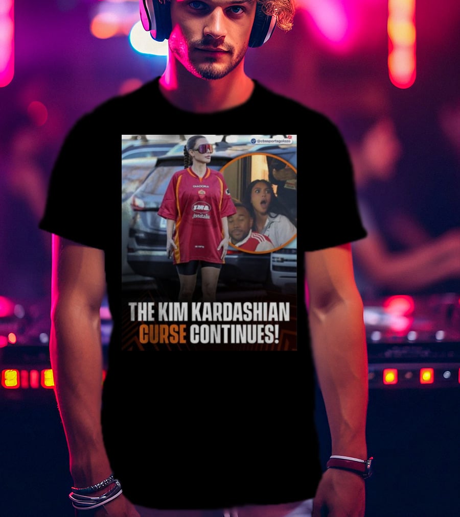 The Kim Kardashian Curse Continues Sports Reaction Scene T-Shirt
