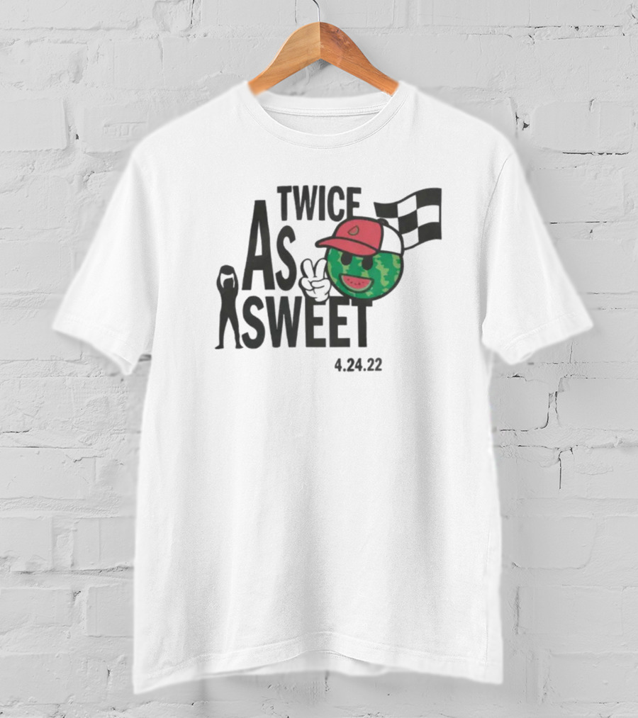 Melon Man Brand Store Ross Chastain Twice As Sweet 4.24.22 Racing Victory T-Shirt