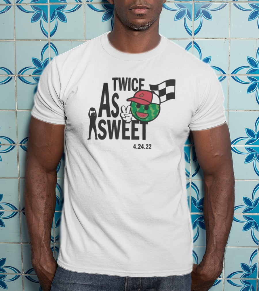 Melon Man Brand Store Ross Chastain Twice As Sweet 4.24.22 Racing Victory T-Shirt