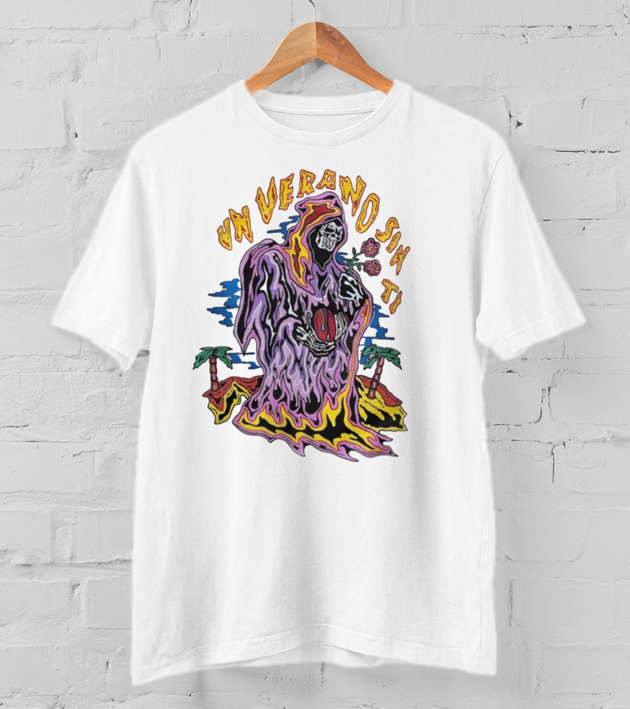 Warren Lotas Bad Bunny Un Verano Sin Ti Grim Reaper T-Shirt