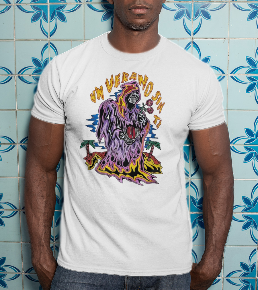 Warren Lotas Bad Bunny Un Verano Sin Ti Grim Reaper T-Shirt