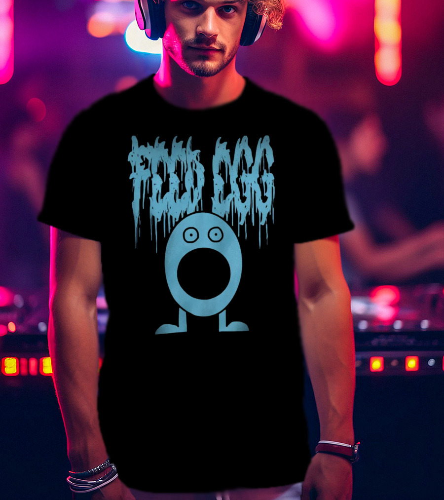Block Stupidity Not Puberty Feed Egg Dripping Text Iconic T-Shirt