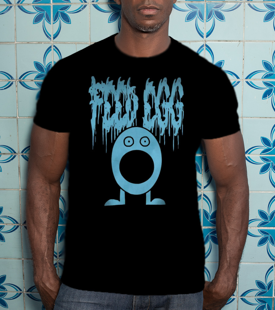 Block Stupidity Not Puberty Feed Egg Dripping Text Iconic T-Shirt