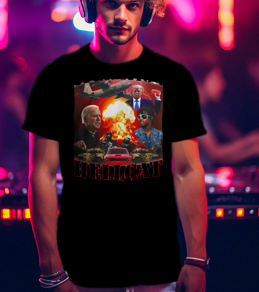 Operation Hellcat Chief Keef Explosive Imagery With Leaders And Military Elements T-Shirt