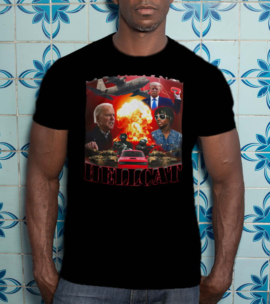 Operation Hellcat Chief Keef Explosive Imagery With Leaders And Military Elements T-Shirt