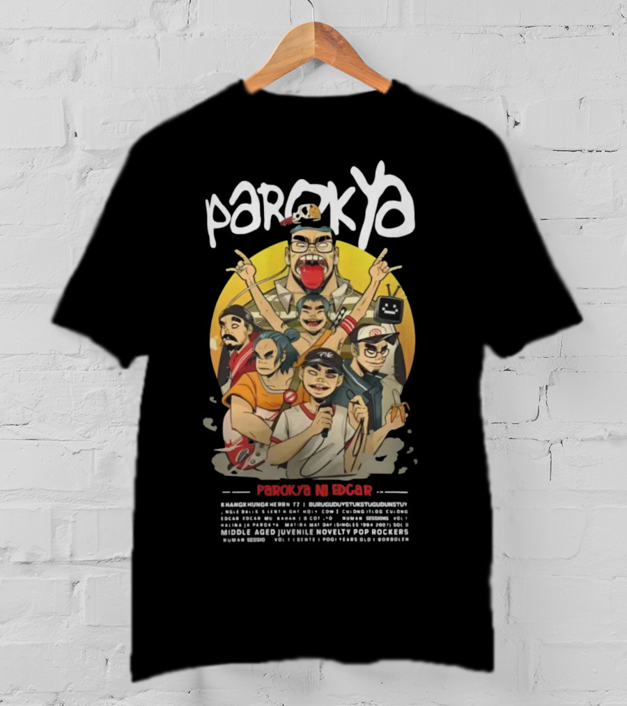 Parokya Ni Edgar Hanggang Hanggang Middle Aged Juvenile Novelty Pop Rockers T-Shirt