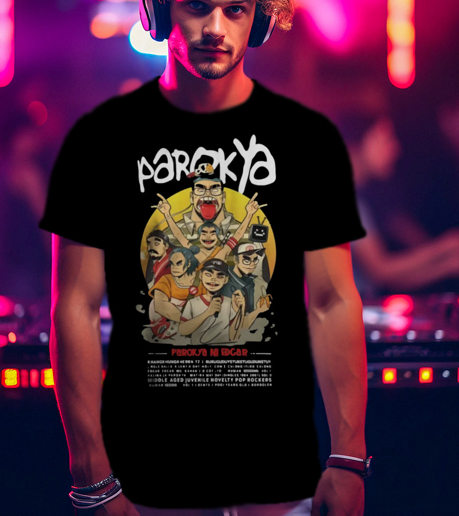 Parokya Ni Edgar Hanggang Hanggang Middle Aged Juvenile Novelty Pop Rockers T-Shirt