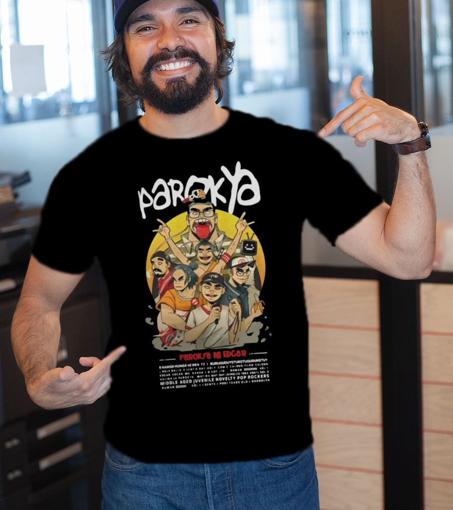 Parokya Ni Edgar Hanggang Hanggang Middle Aged Juvenile Novelty Pop Rockers T-Shirt