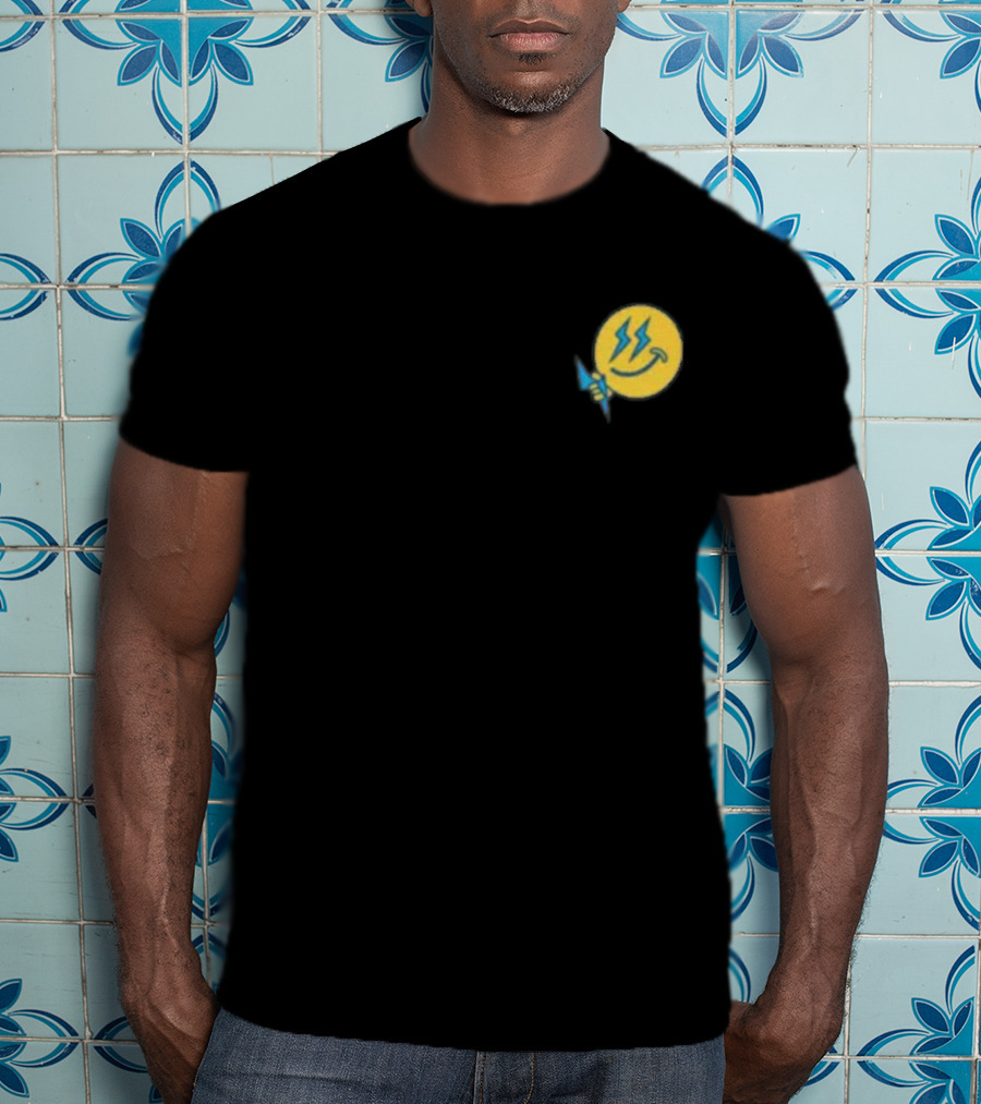Ateez Thunder Lightning Bolt Smile T-Shirt
