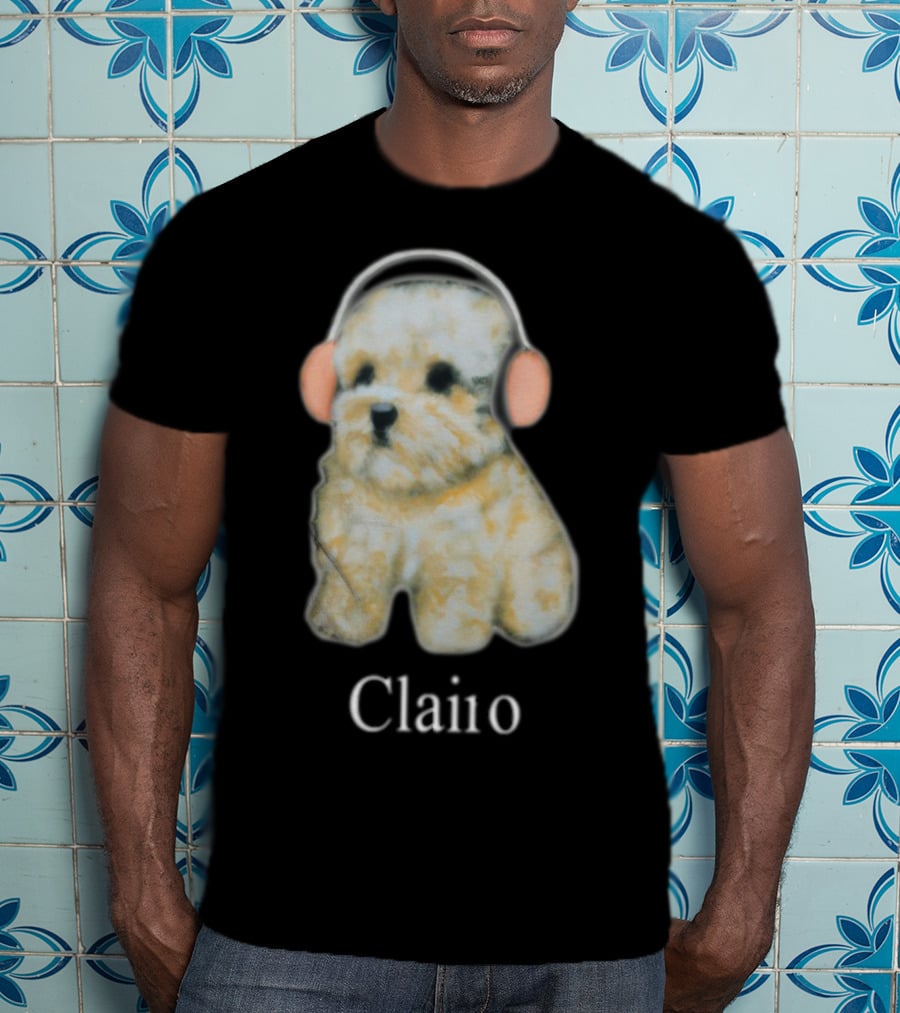 Clairo Dog With Headphones T-Shirt