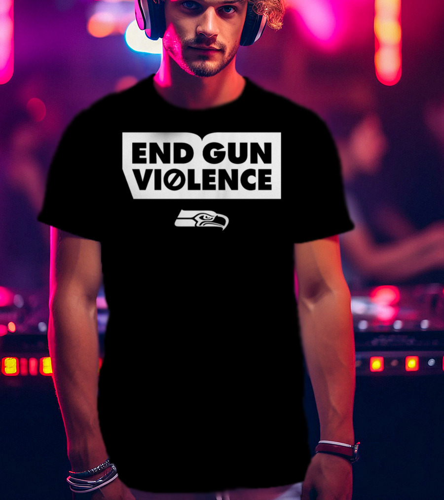 End Gun Violence Seahawks Initiative T-Shirt