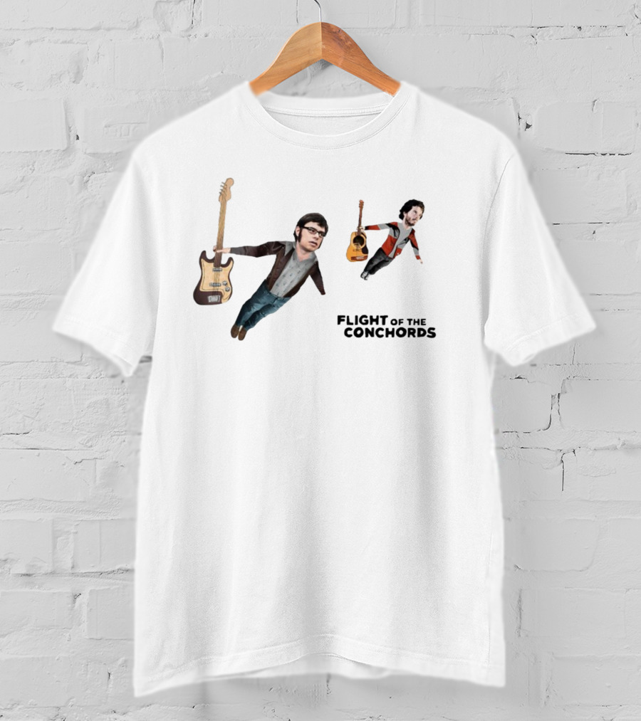 Flight Of The Conchords Guitar-Flying Duo T-Shirt