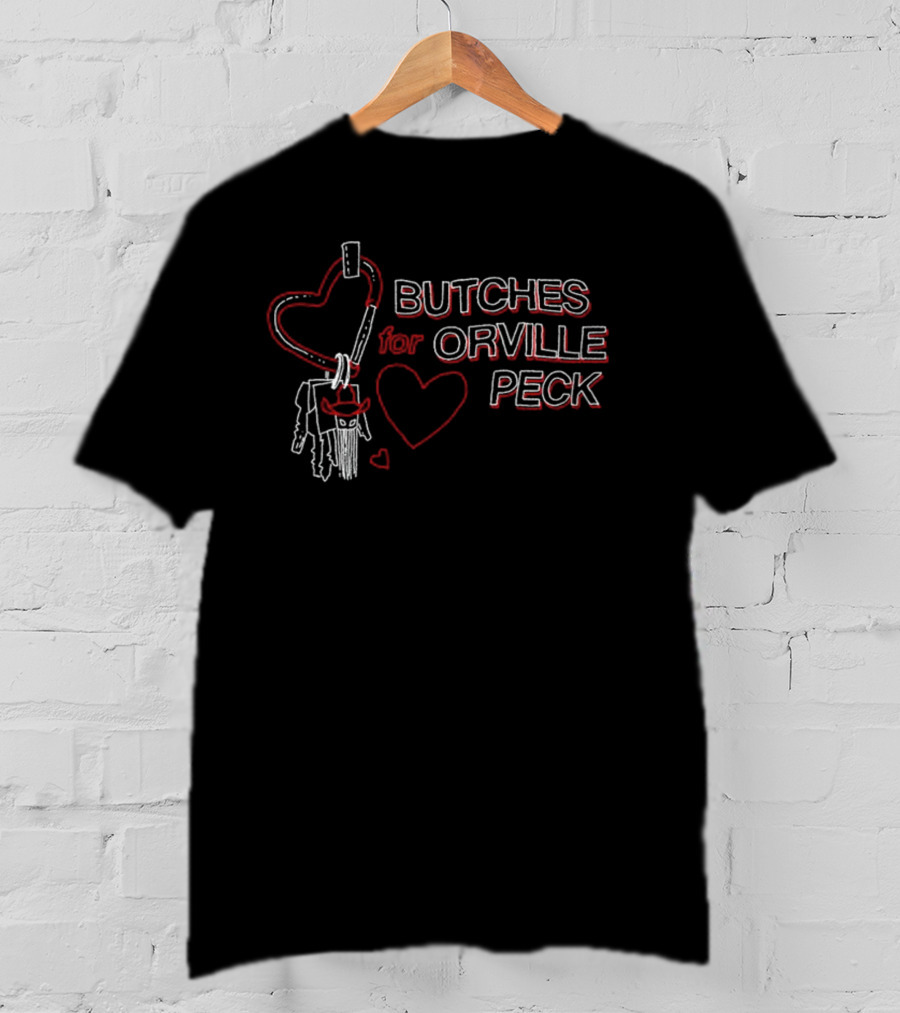 Butches For Orville Peck Heart Carabiner Keys T-Shirt