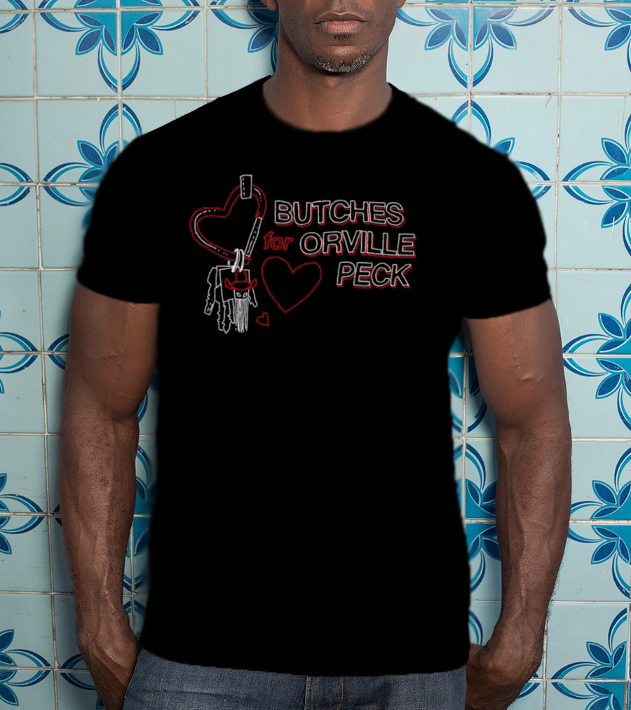Butches For Orville Peck Heart Carabiner Keys T-Shirt