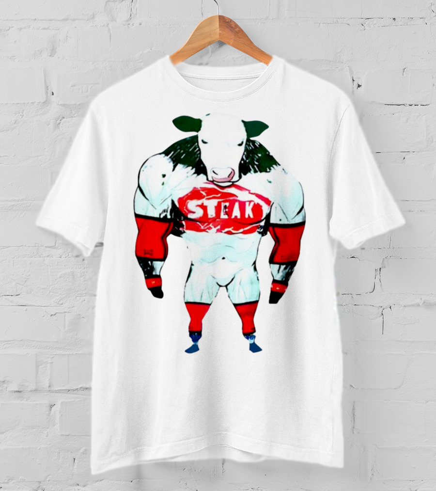 Dr Shawn Baker Steak Cow Bodybuilder T-Shirt