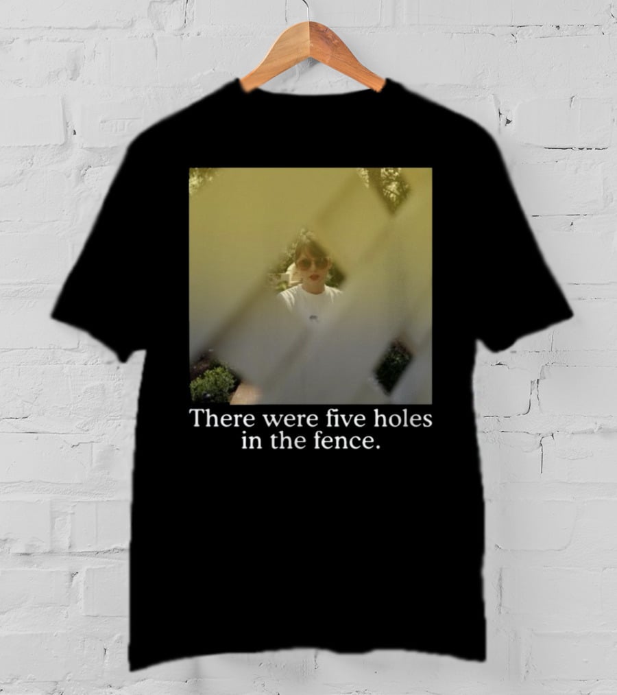 Noahlevy13 There Were Five Holes In The Fence Behind Lattice With Sunglasses T-Shirt