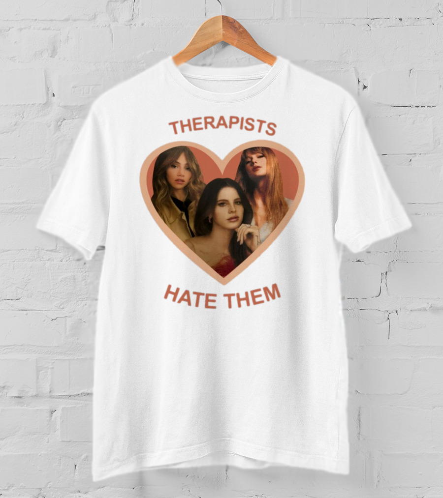 Therapists Hate Them Heart Shape Group Waterhouse T-Shirt