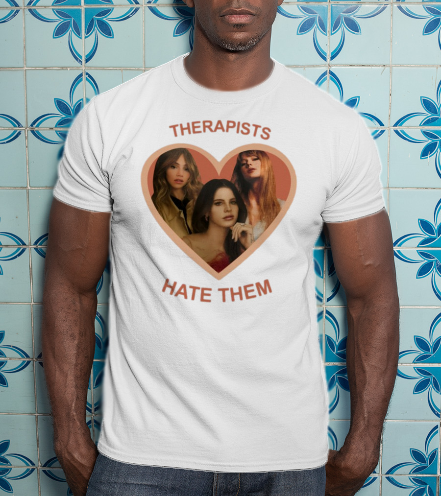 Therapists Hate Them Heart Shape Group Waterhouse T-Shirt