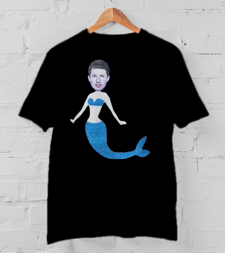 Charlie's Mermaid Head Hoodie Aquatic Vibe T-Shirt