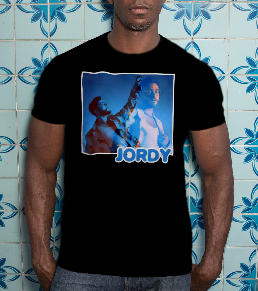 Jordy Feelin Blue Dual Portrait With Cool Tones T-Shirt