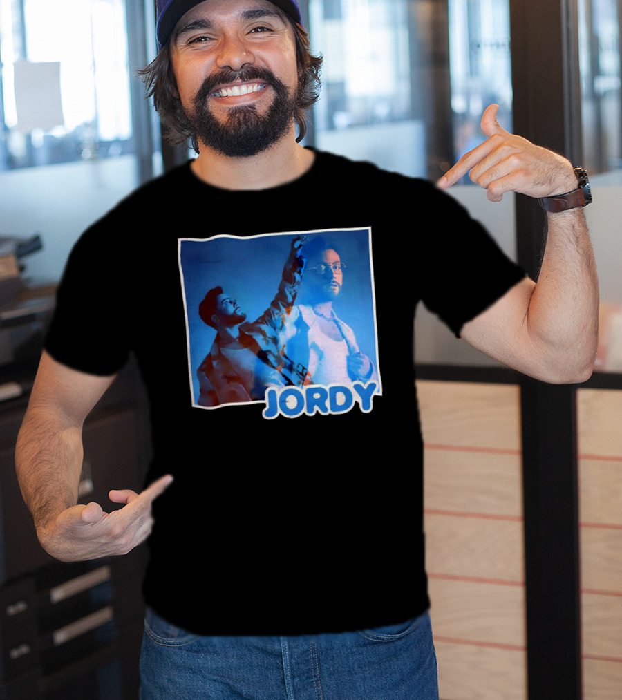 Jordy Feelin Blue Dual Portrait With Cool Tones T-Shirt