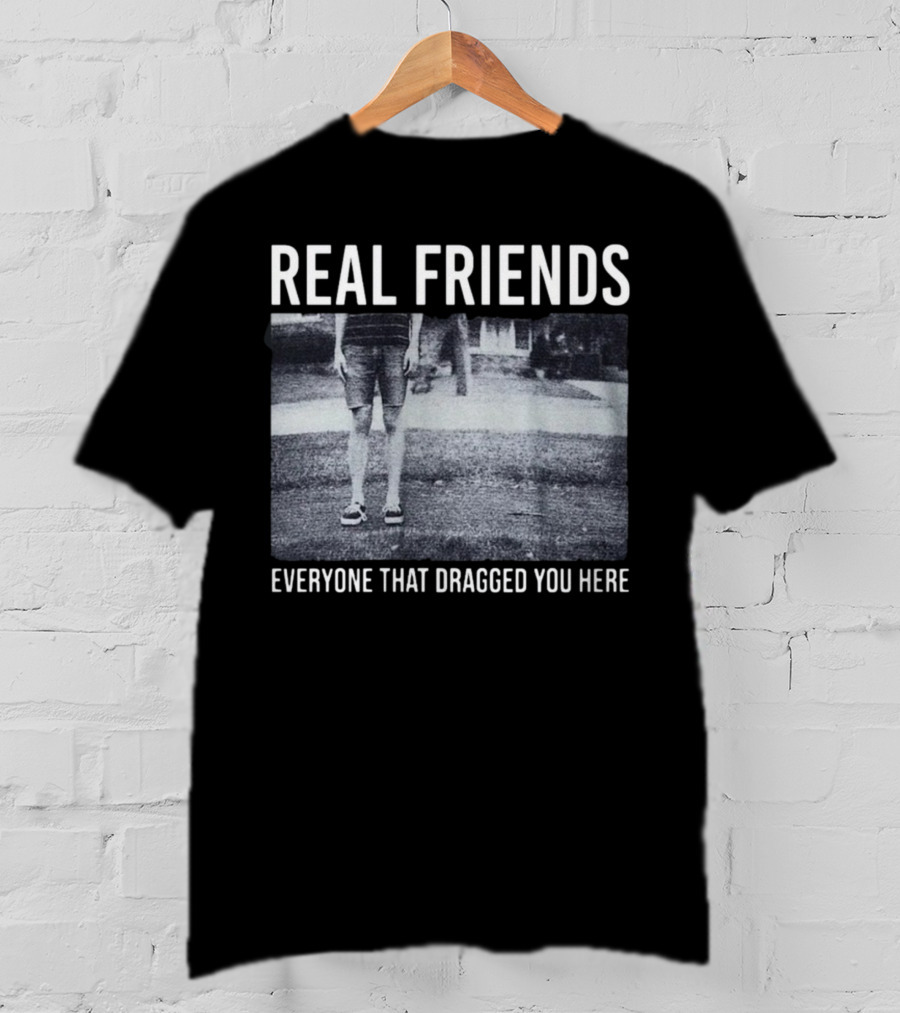 REAL FRIENDS Everyone That Dragged You Here Album Cover T-Shirt