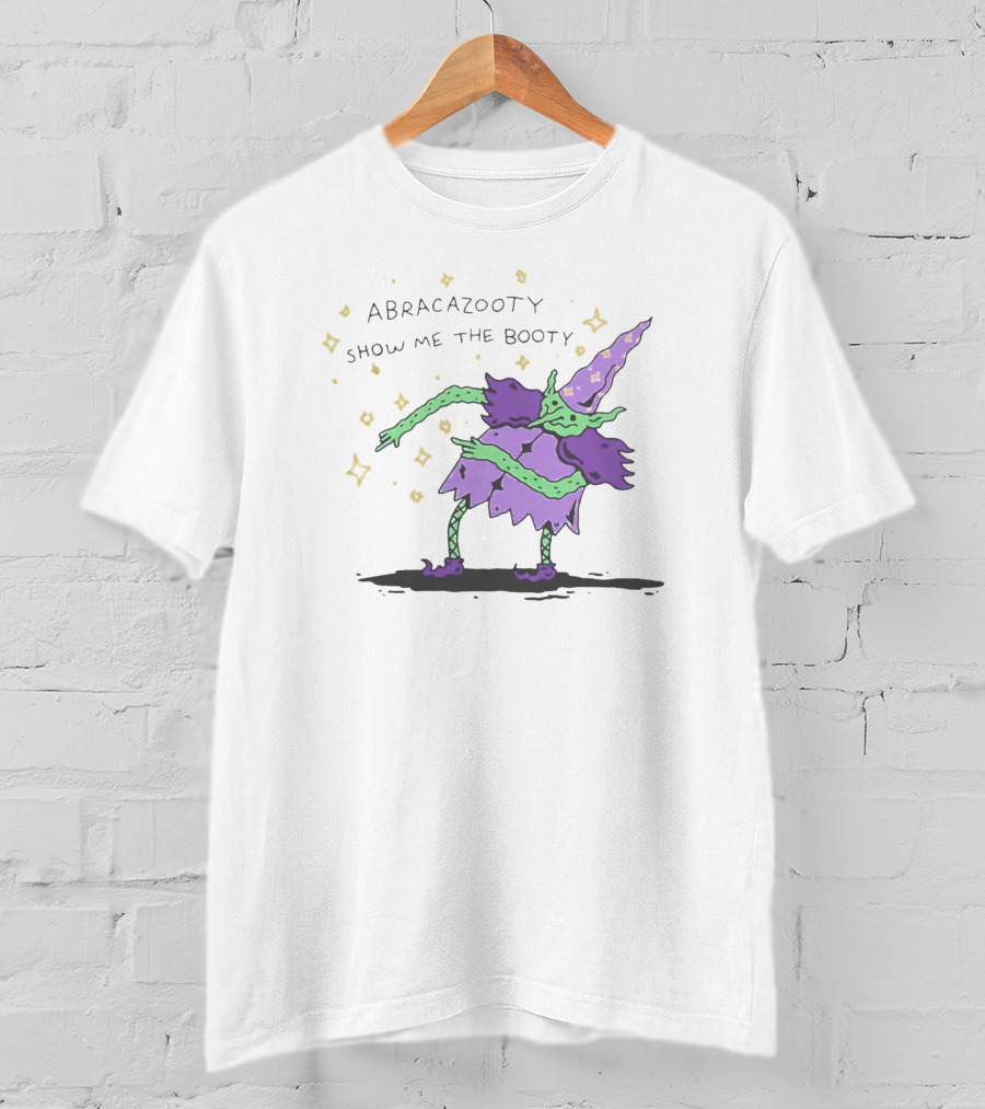 Abracazooty Show Me The Booty Wizard Dabbing With Stars T-Shirt