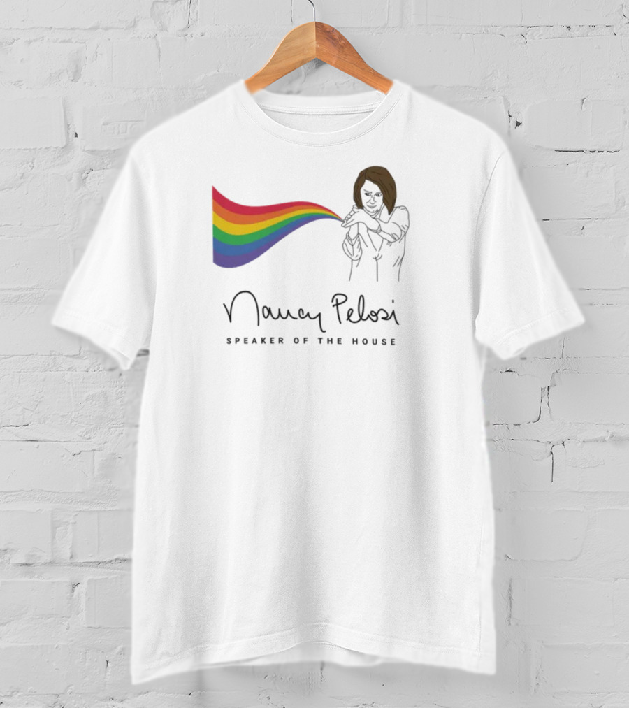 Nancy Pelosi Pride Speaker Of The House Rainbow T-Shirt