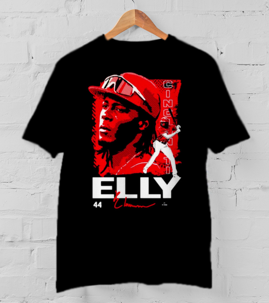 ELLY De La Cruz Cincinnati 44 Playmaker Baseball T-Shirt