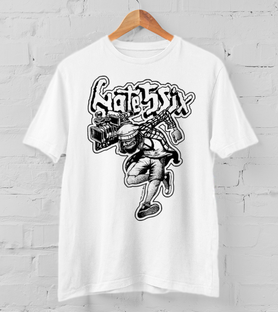Hate5six Graffiti Style Cameraman 2 Stepper T-Shirt