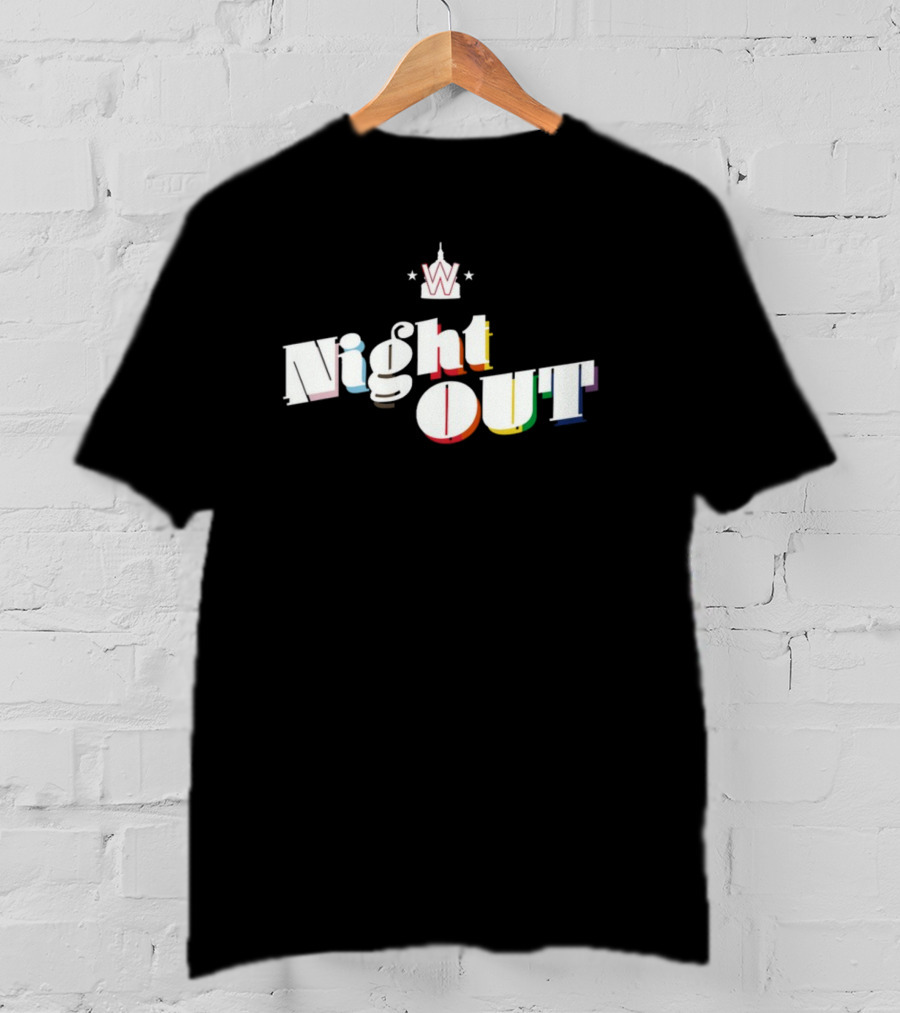 Night Out W Pride Rainbow T-Shirt