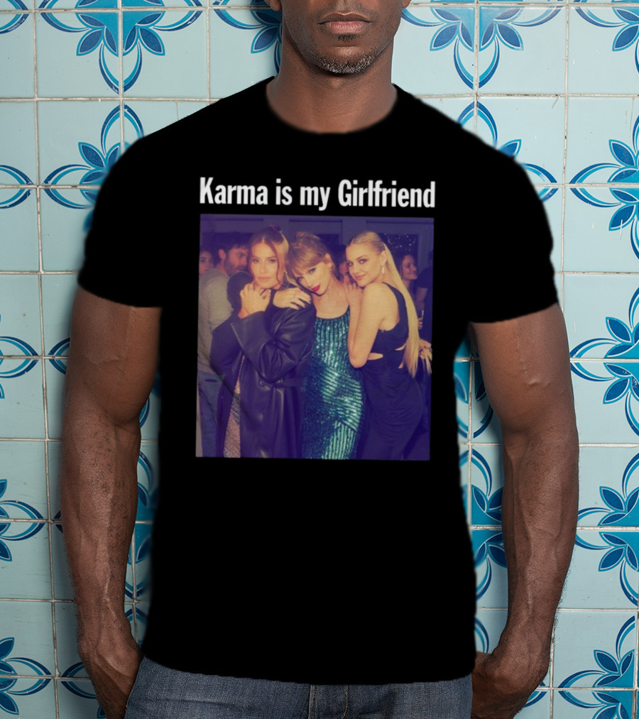 Karma Is My Girlfriend Taylor Green Blue Dress T-Shirt