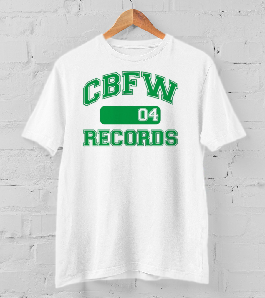1Millthebrand CBFW 04 Records Merch T-Shirt