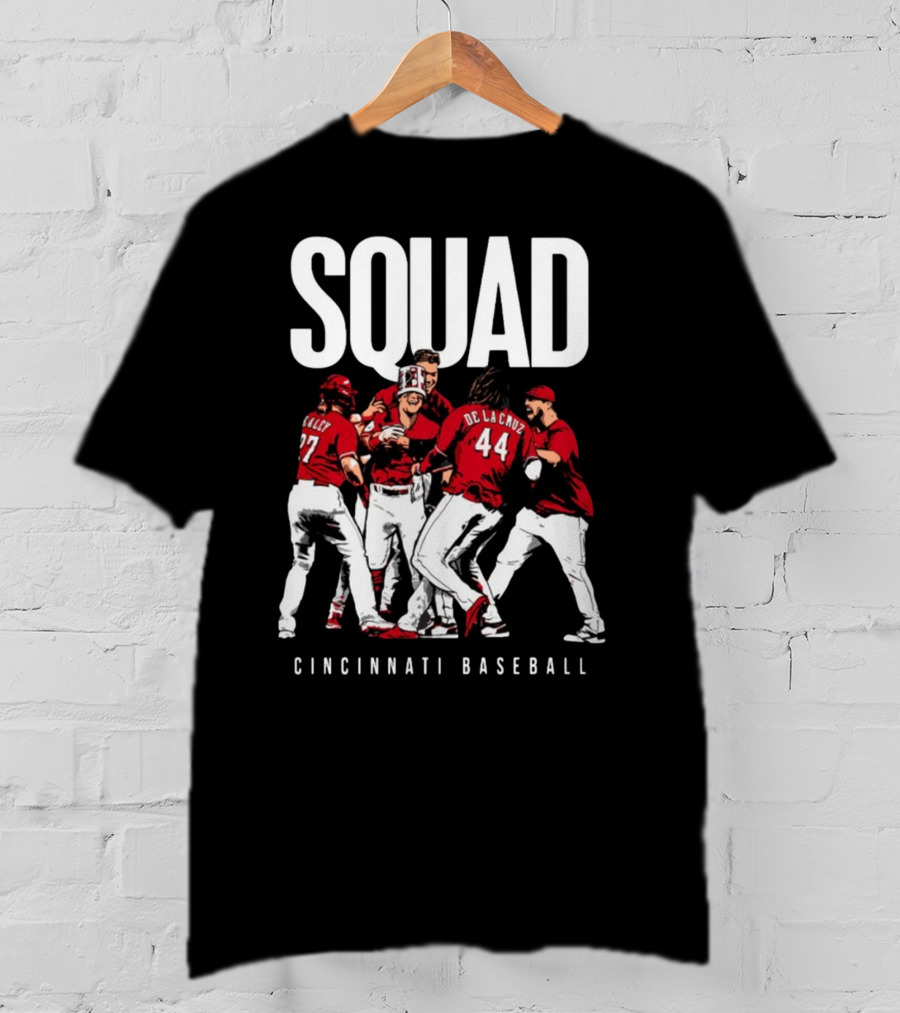 SQUAD Cincinnati Baseball Team T-Shirt