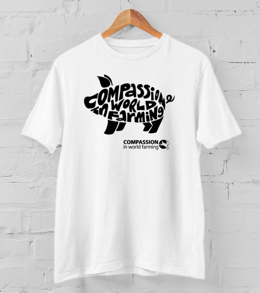 Compassion In World Farming Pig T-Shirt