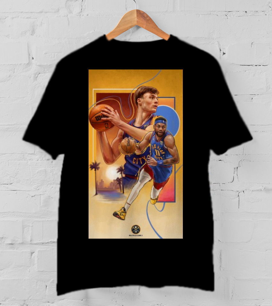 Denver Nuggets Bruce And Christian City Edition Basketball T-Shirt