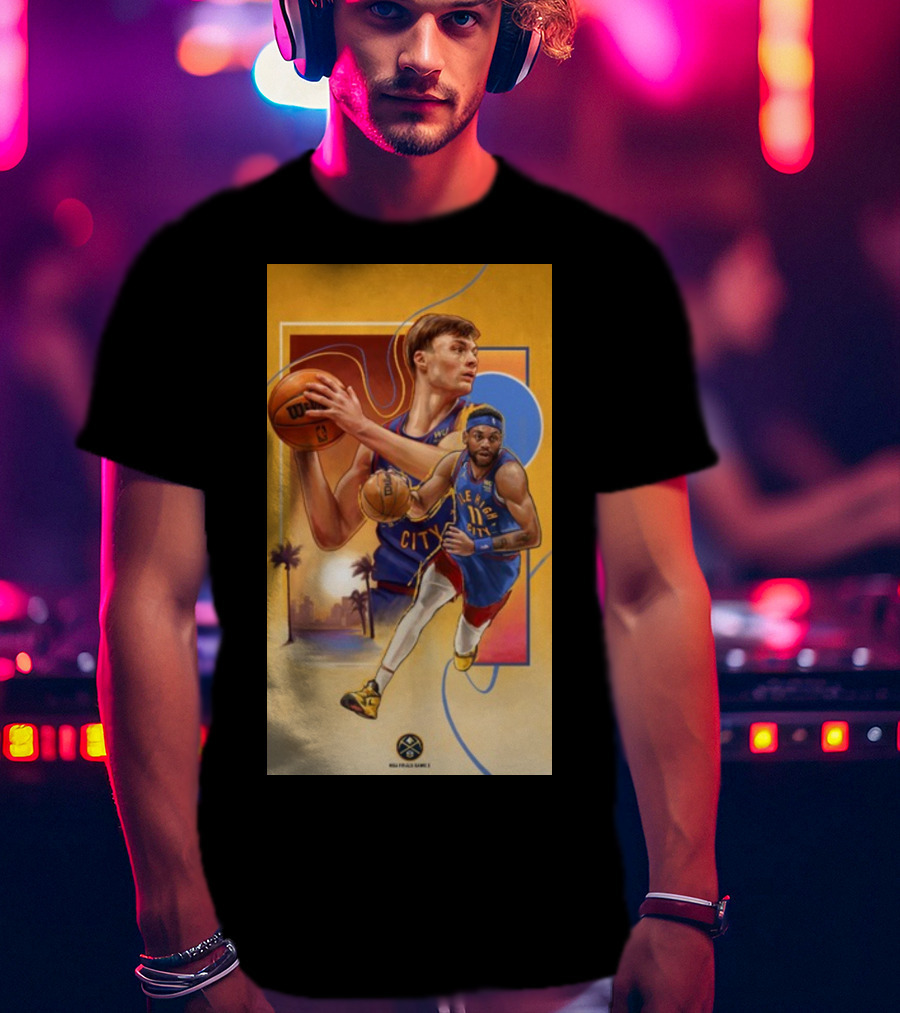 Denver Nuggets Bruce And Christian City Edition Basketball T-Shirt