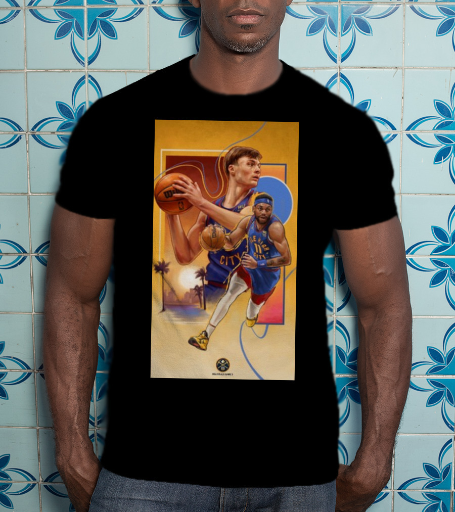 Denver Nuggets Bruce And Christian City Edition Basketball T-Shirt