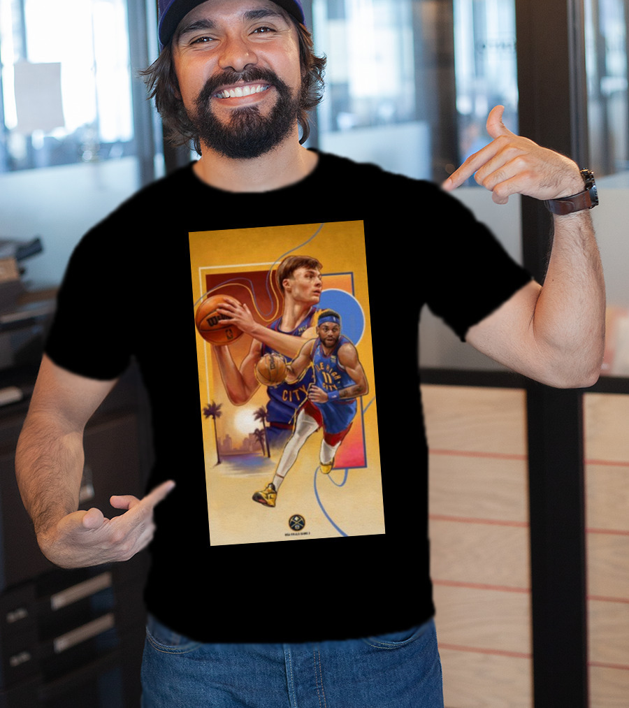Denver Nuggets Bruce And Christian City Edition Basketball T-Shirt