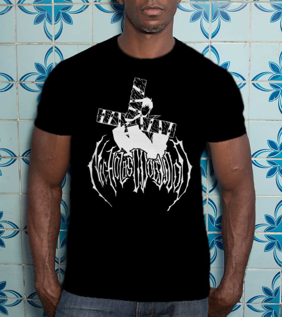 Nicholas D Wolfwood Cross Manga T-Shirt