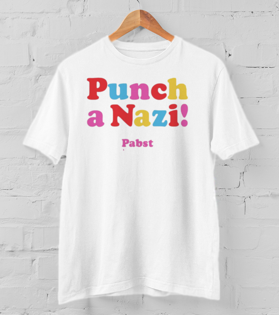 Punch A Nazi Pabst T-Shirt