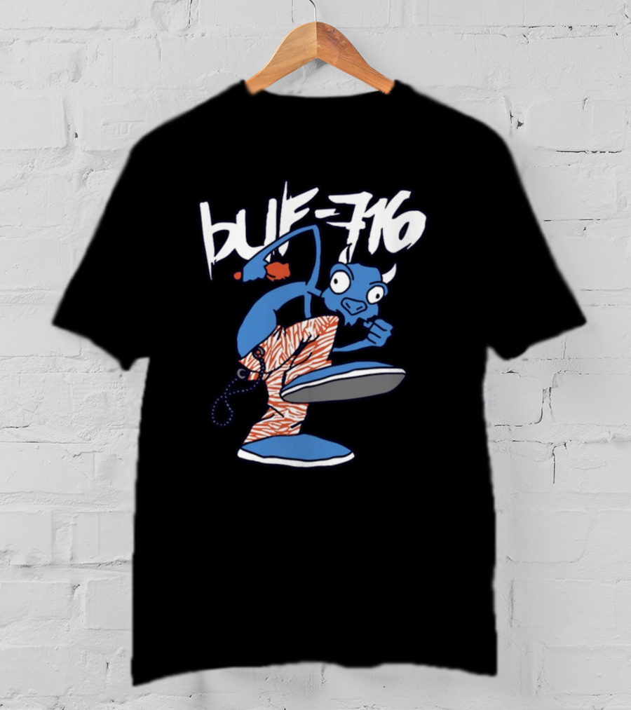 BUF 716 Martial Arts Buffalo Character T-Shirt