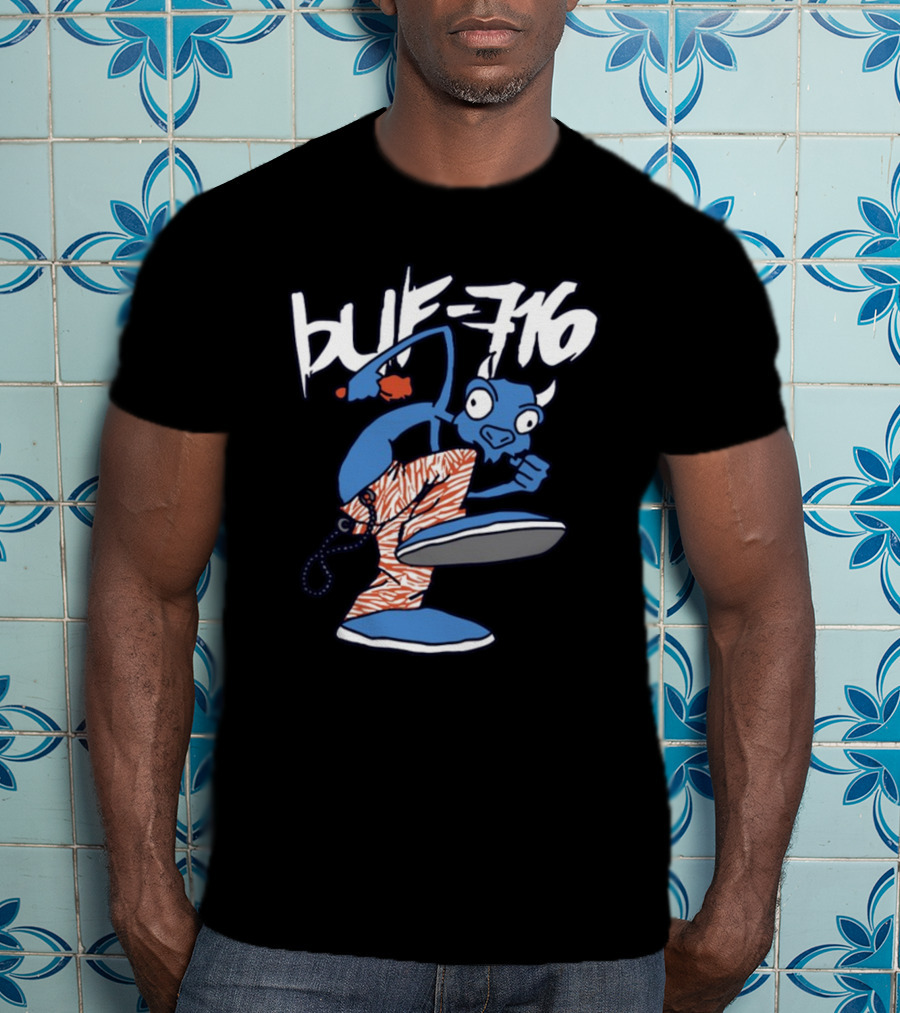 BUF 716 Martial Arts Buffalo Character T-Shirt