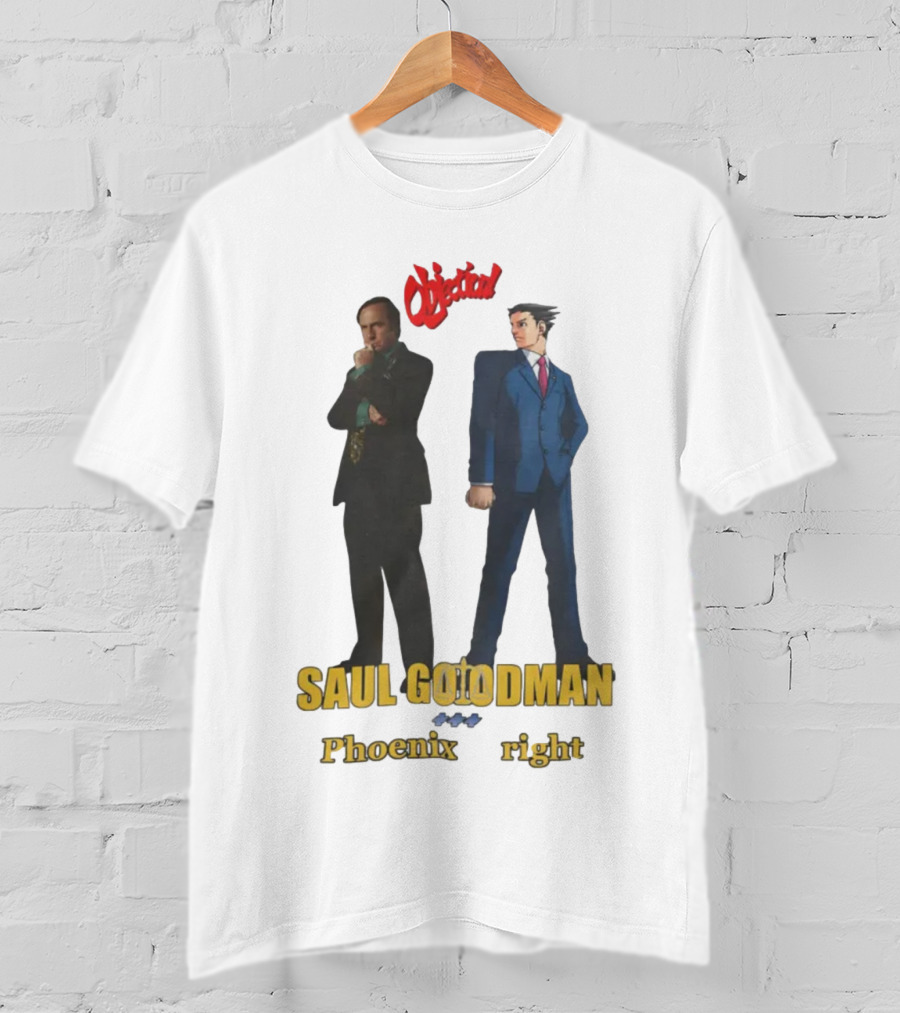 Saul Goodman Phoenix Wright Objection T-Shirt
