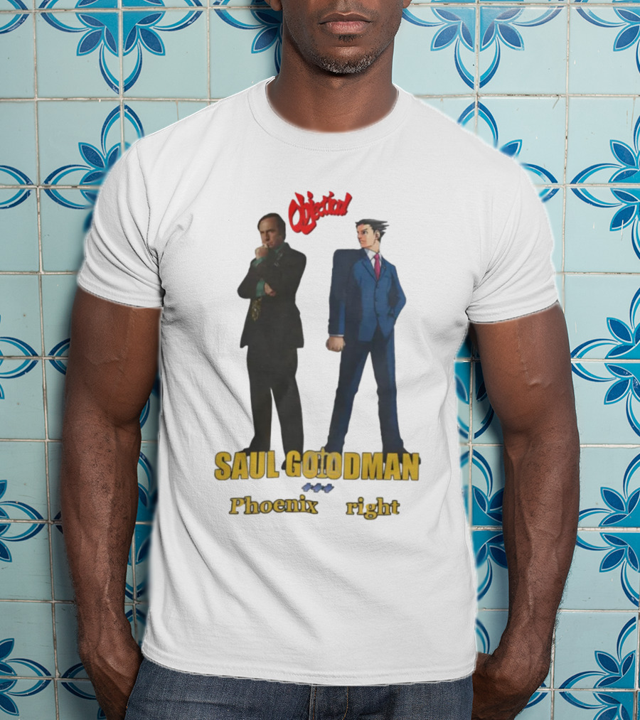 Saul Goodman Phoenix Wright Objection T-Shirt