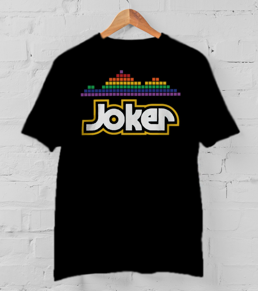 Joker Logo Dan Patrick Shop Rainbow Equalizer T-Shirt