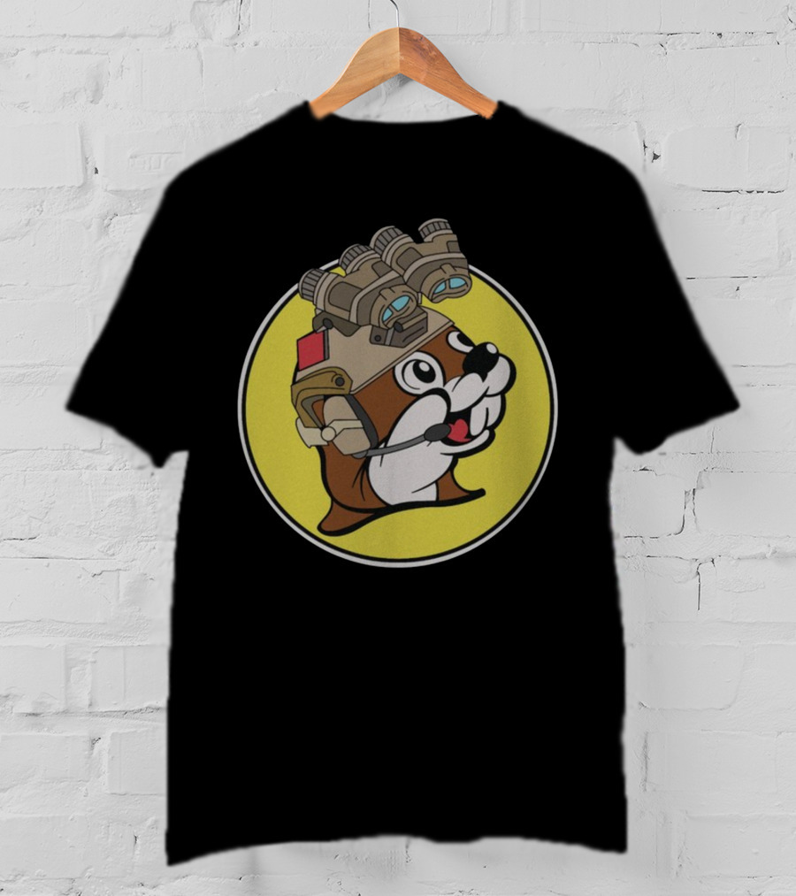 Fountainvalleypd Night Vision Beaver Tactical Headset T-Shirt