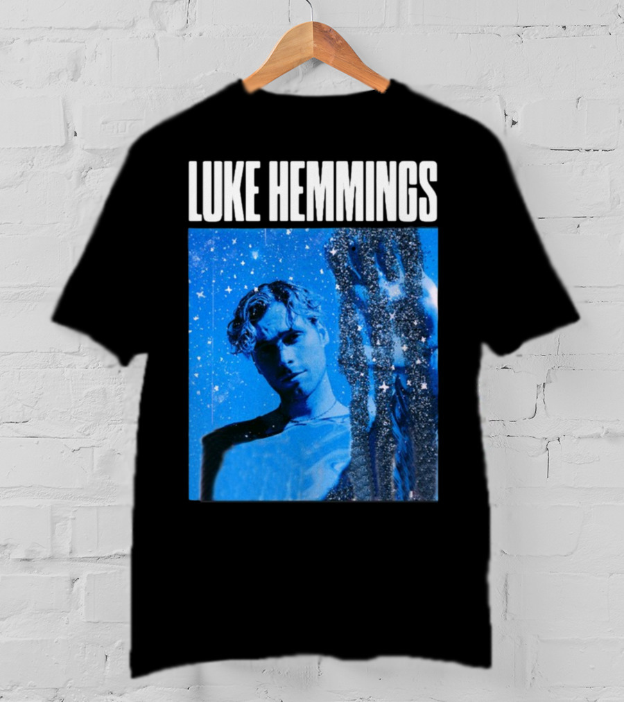 Luke Hemmings Live At The Fonda June 08 Blue Starry Night Aesthetic T-Shirt